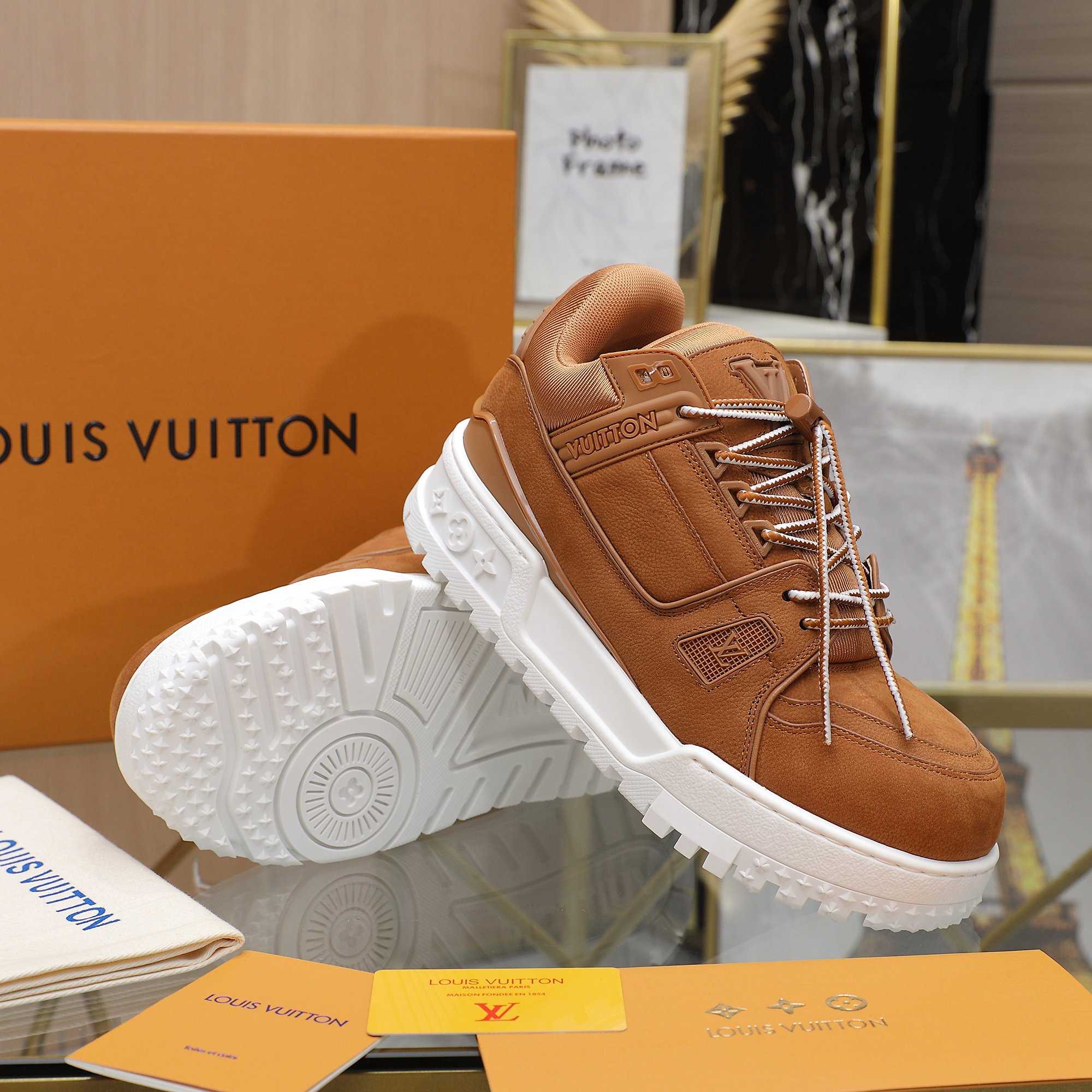 Louis Vuitton LV Trainer Maxi Sneaker   1AD7CK - DesignerGu