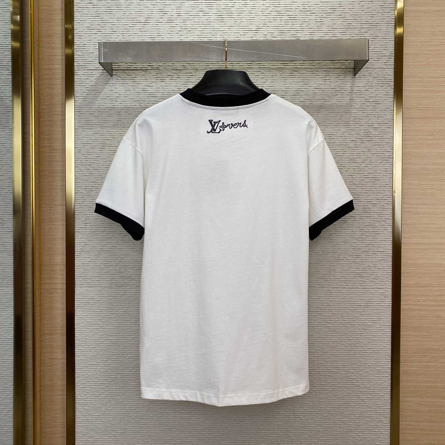 Louis Vuitton Embellished Cotton T-Shirt - DesignerGu