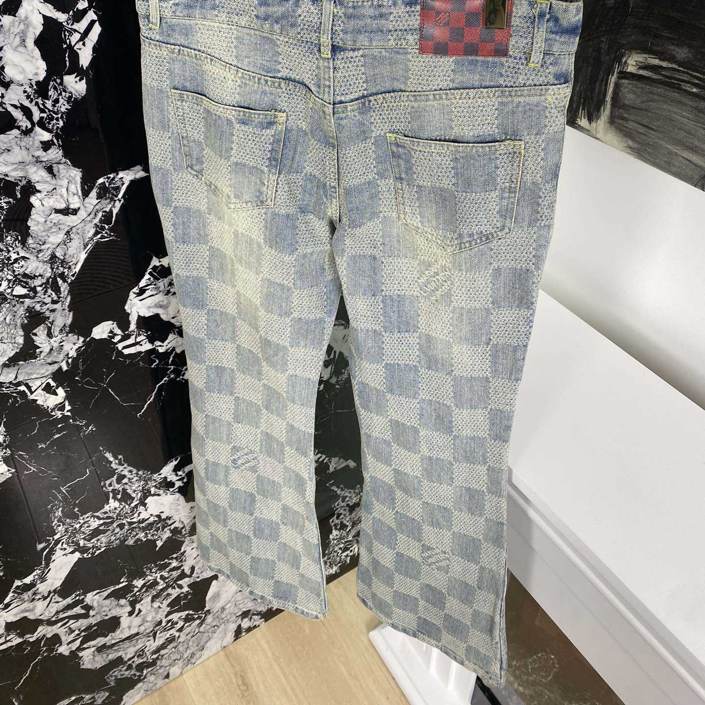 Louis Vuitton Damier Denim Pants - DesignerGu