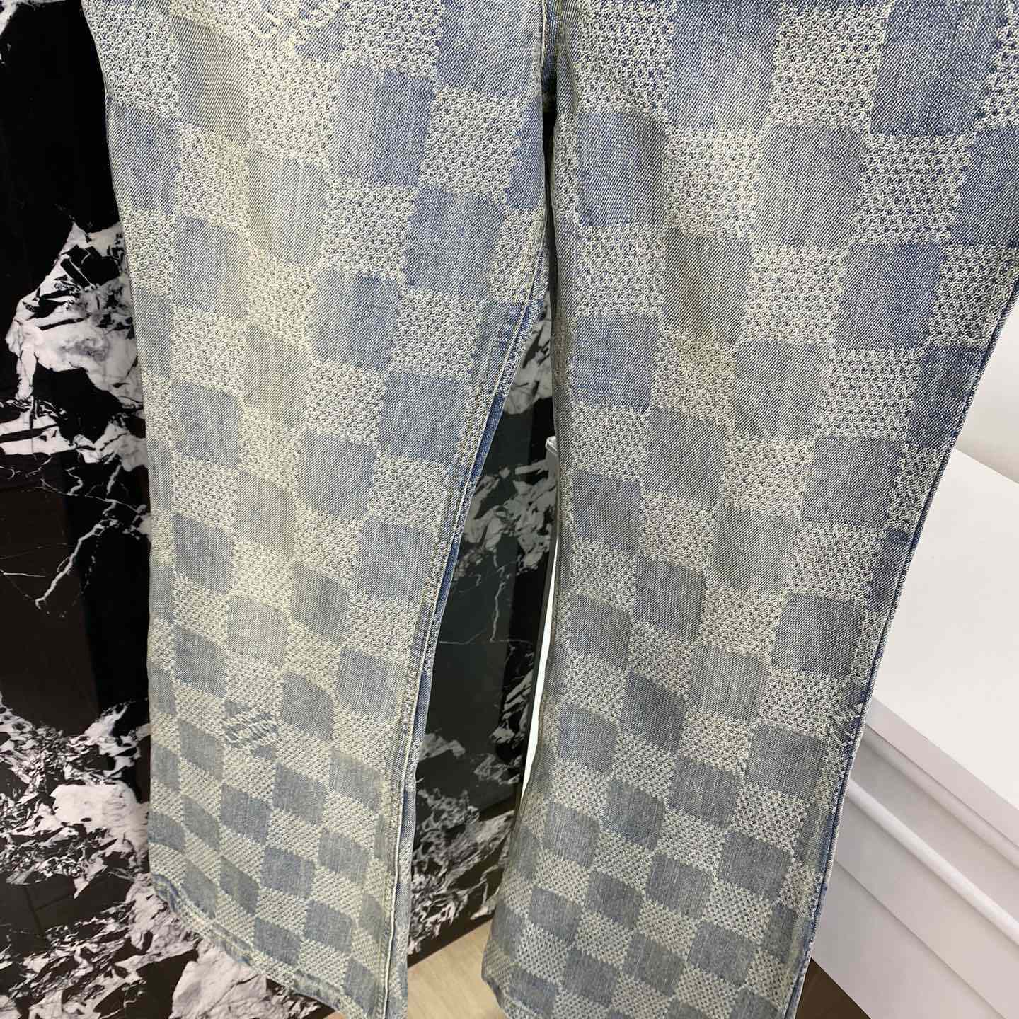 Louis Vuitton Damier Denim Pants - DesignerGu