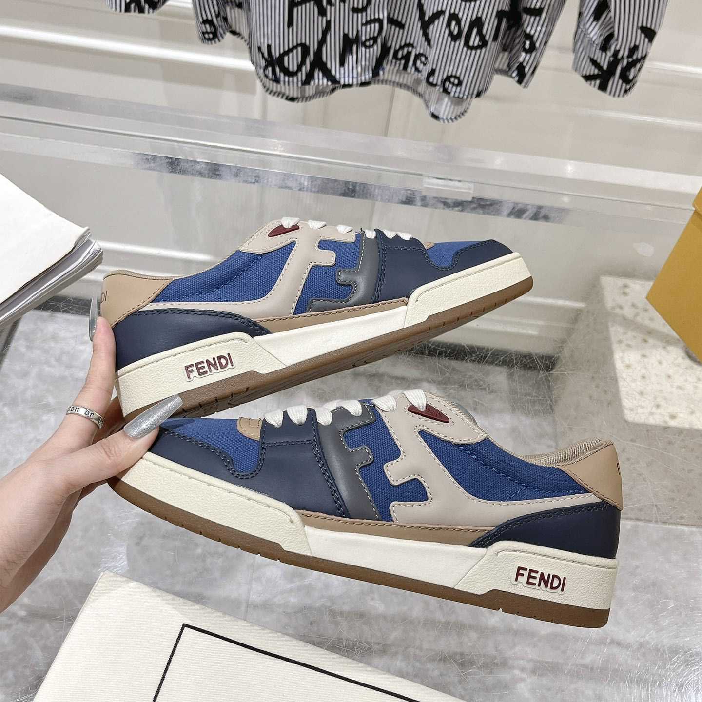 Fendi Match Sneakers - DesignerGu