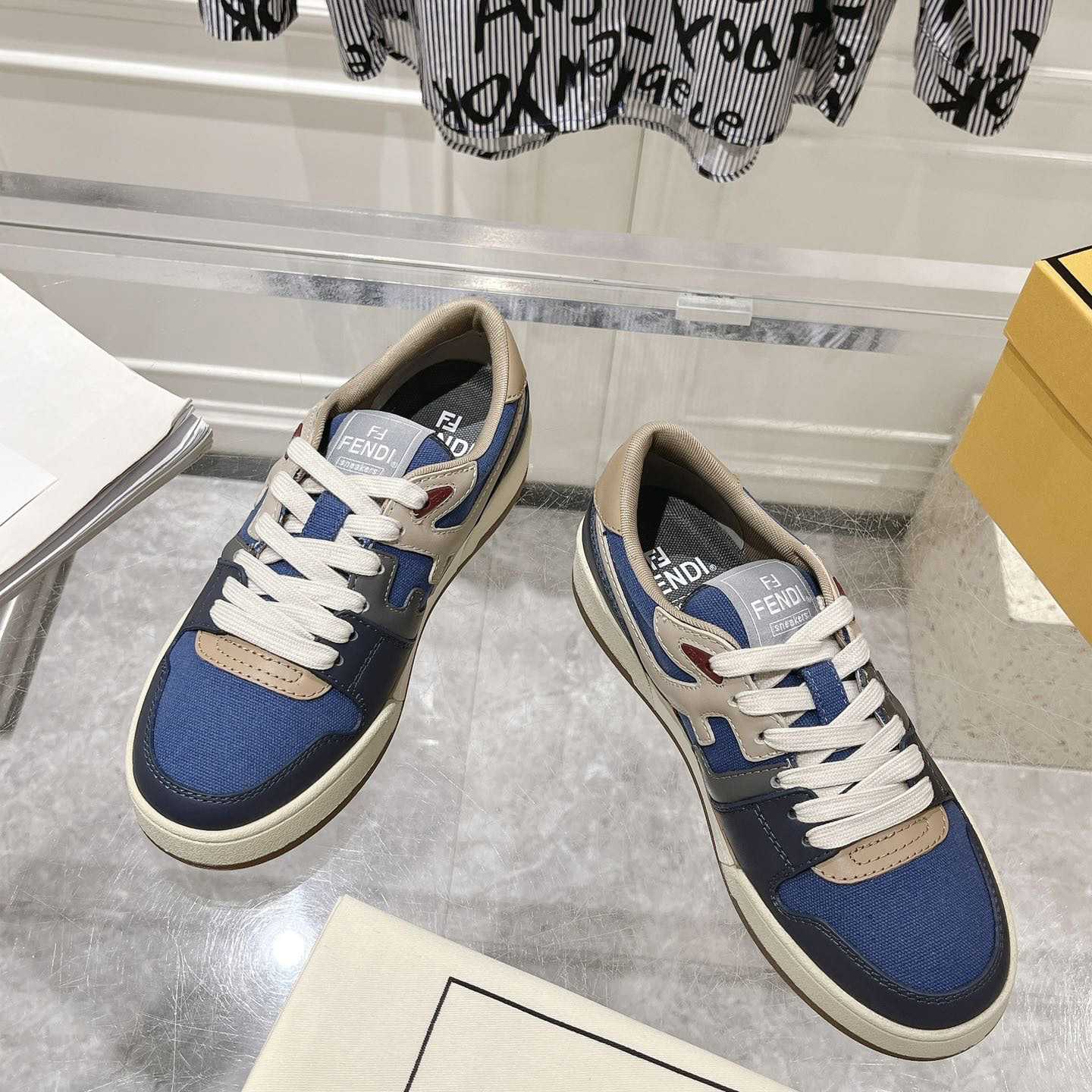 Fendi Match Sneakers - DesignerGu