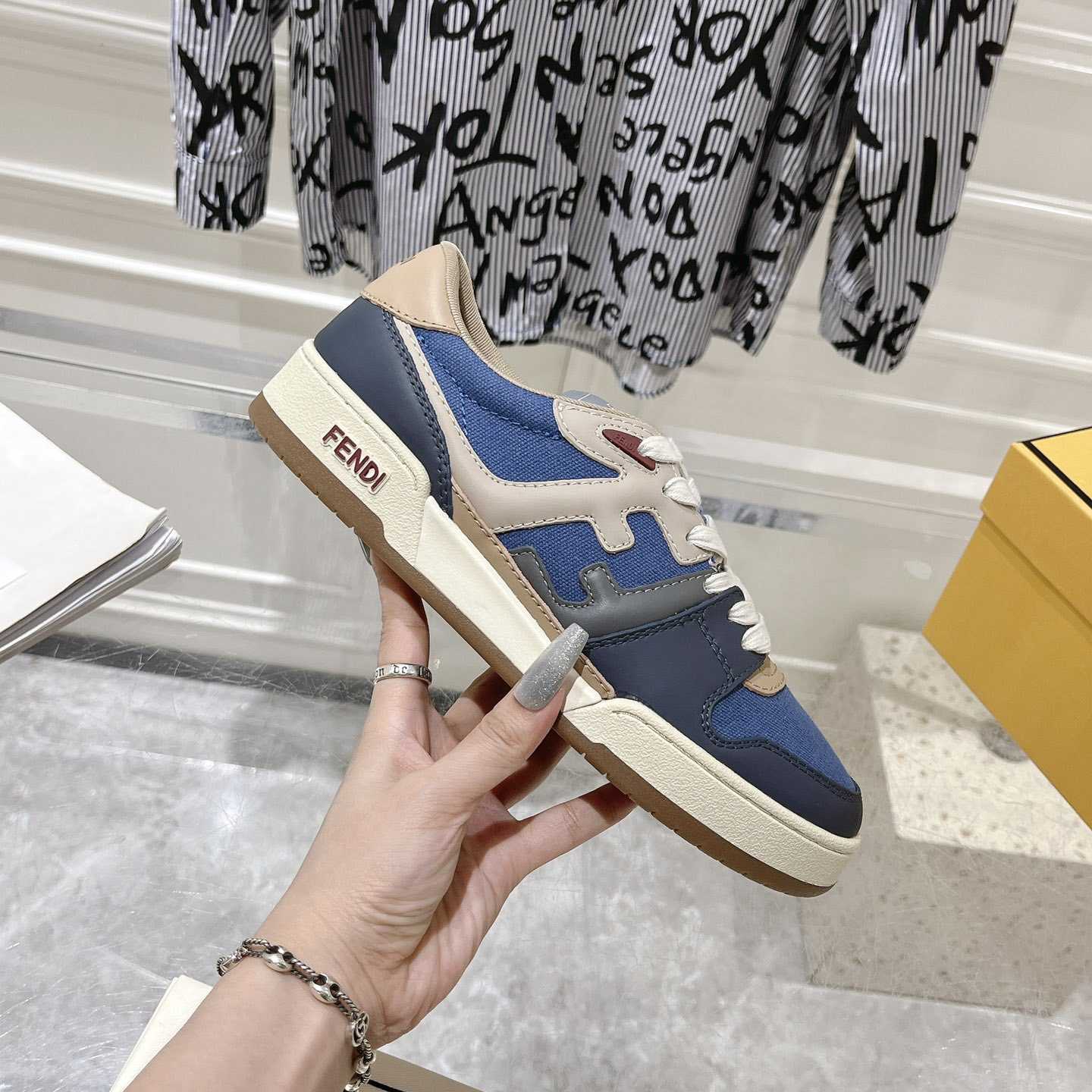 Fendi Match Sneakers - DesignerGu