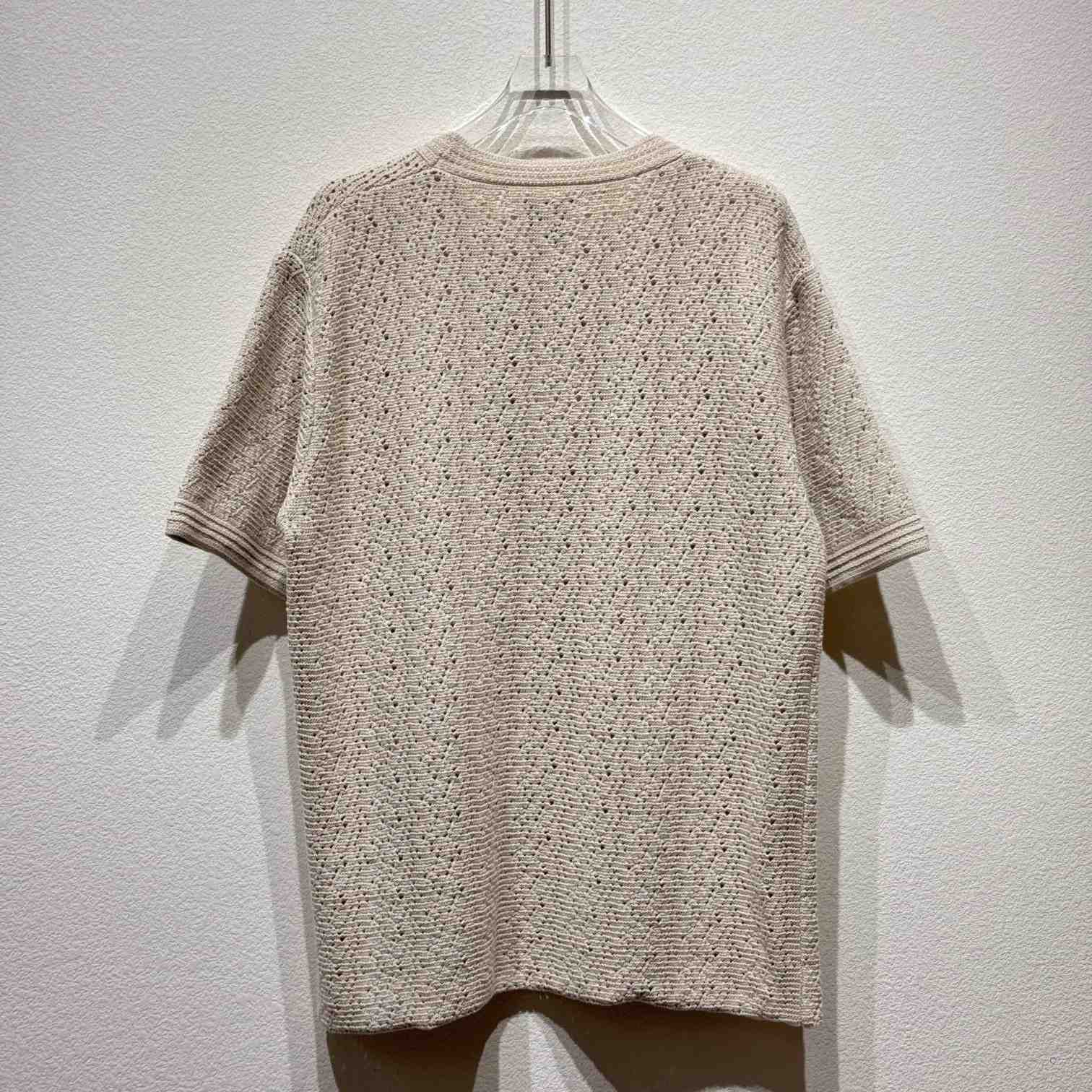 Bottega Veneta Cotton Crochet T-Shirt - DesignerGu