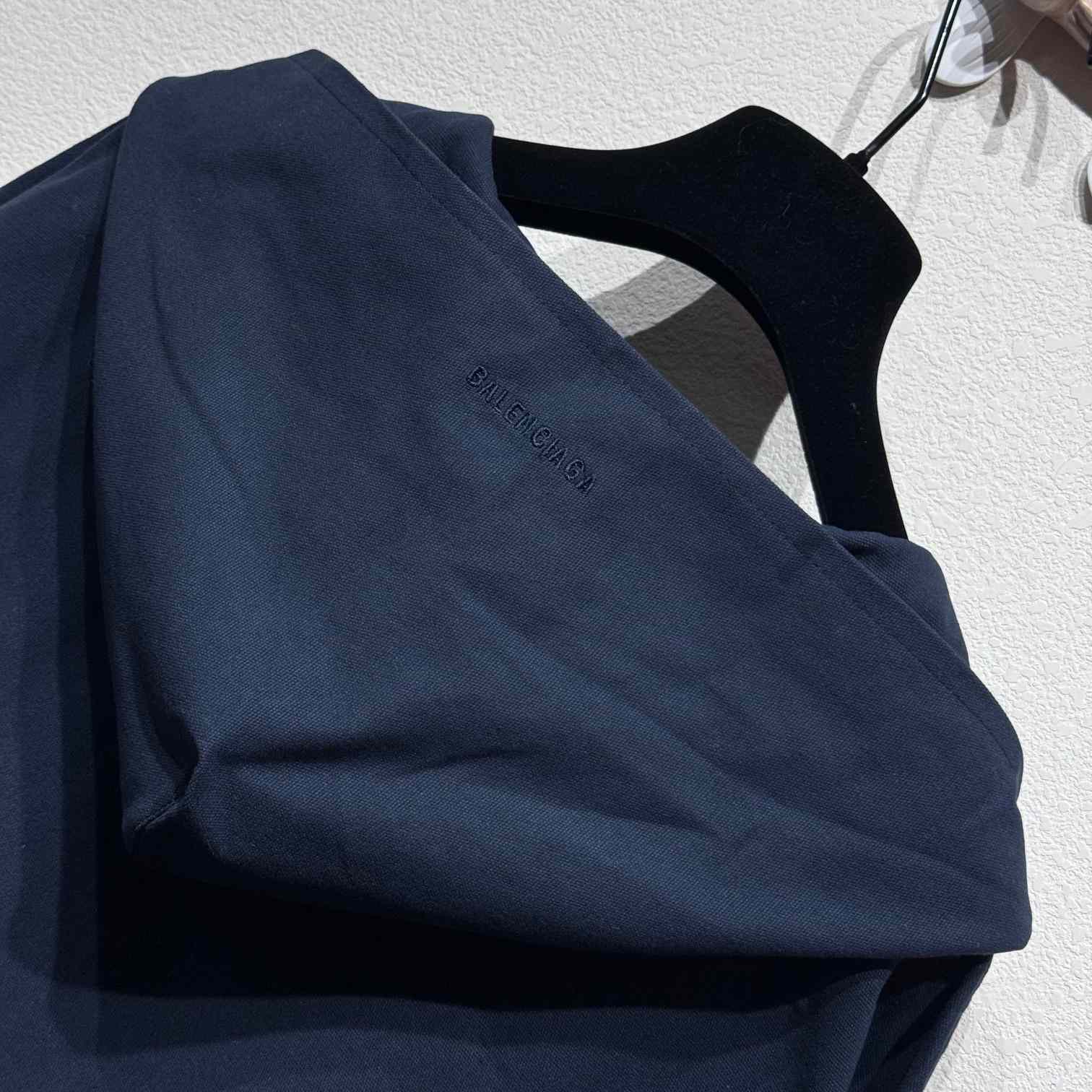 Balenciaga Blue Zip-Up Hoodie - DesignerGu