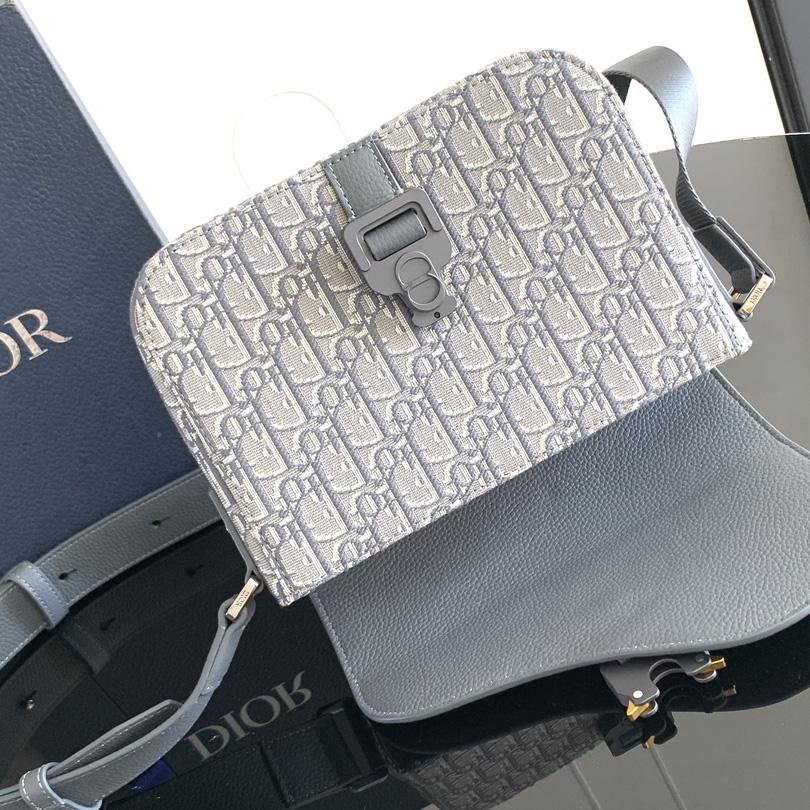 Dior Small Saddle Messenger Bag With Flap - DesignerGu