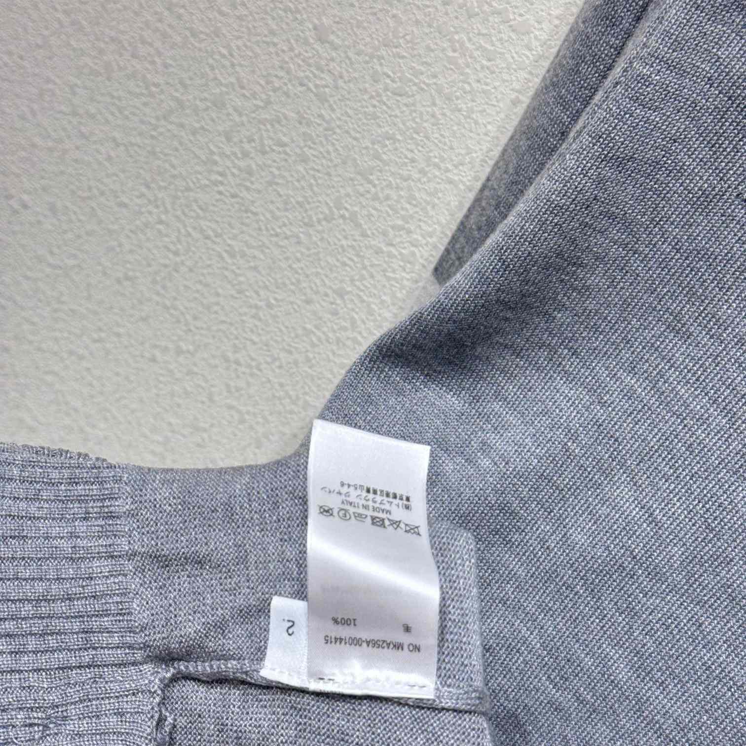 Thom Browne Wool 4-Bar V-Neck Hector  - DesignerGu