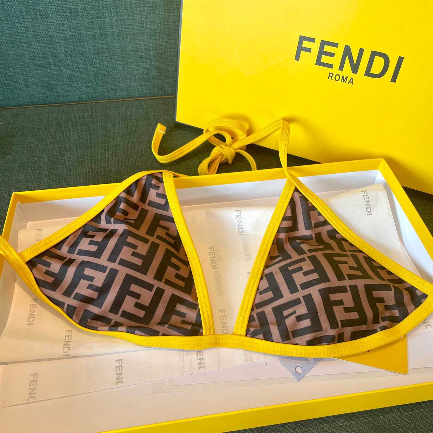 Fendi Two-Piece Swimsuit - DesignerGu