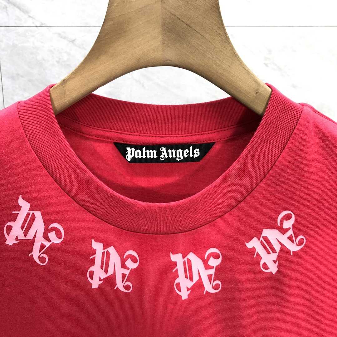 Palm Angels Statement Monogram T-Shirt  - DesignerGu