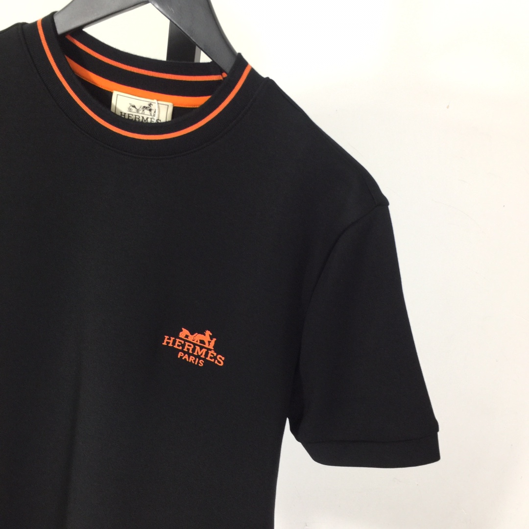 Hermes Cotton T-Shirt  - DesignerGu