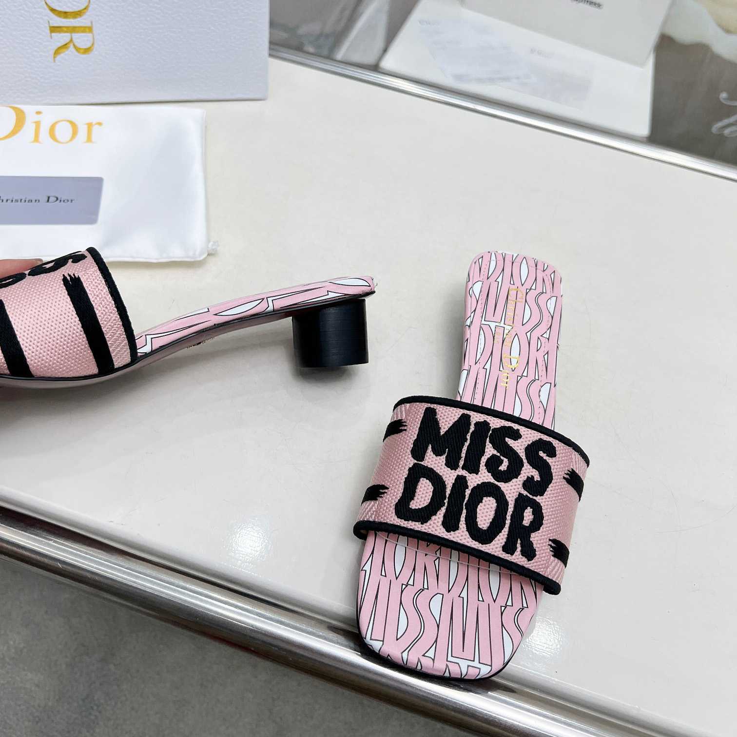 Dior Dway Heeled Slide - DesignerGu