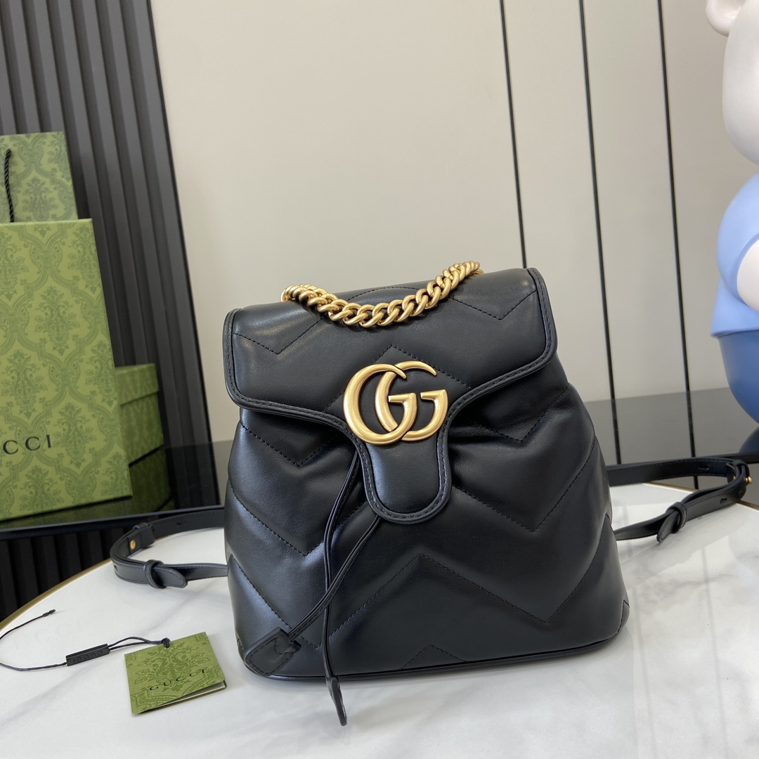 Gucci GG Marmont Mini Backpack - DesignerGu