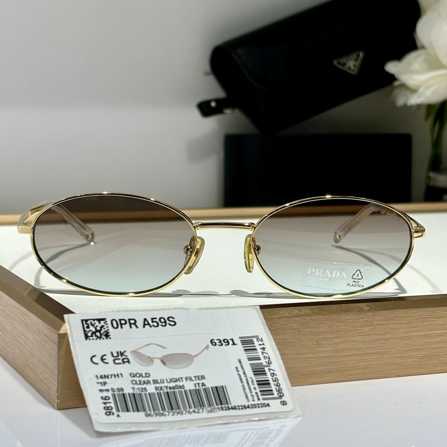 Prada SPR A59S Sunglasses   - DesignerGu