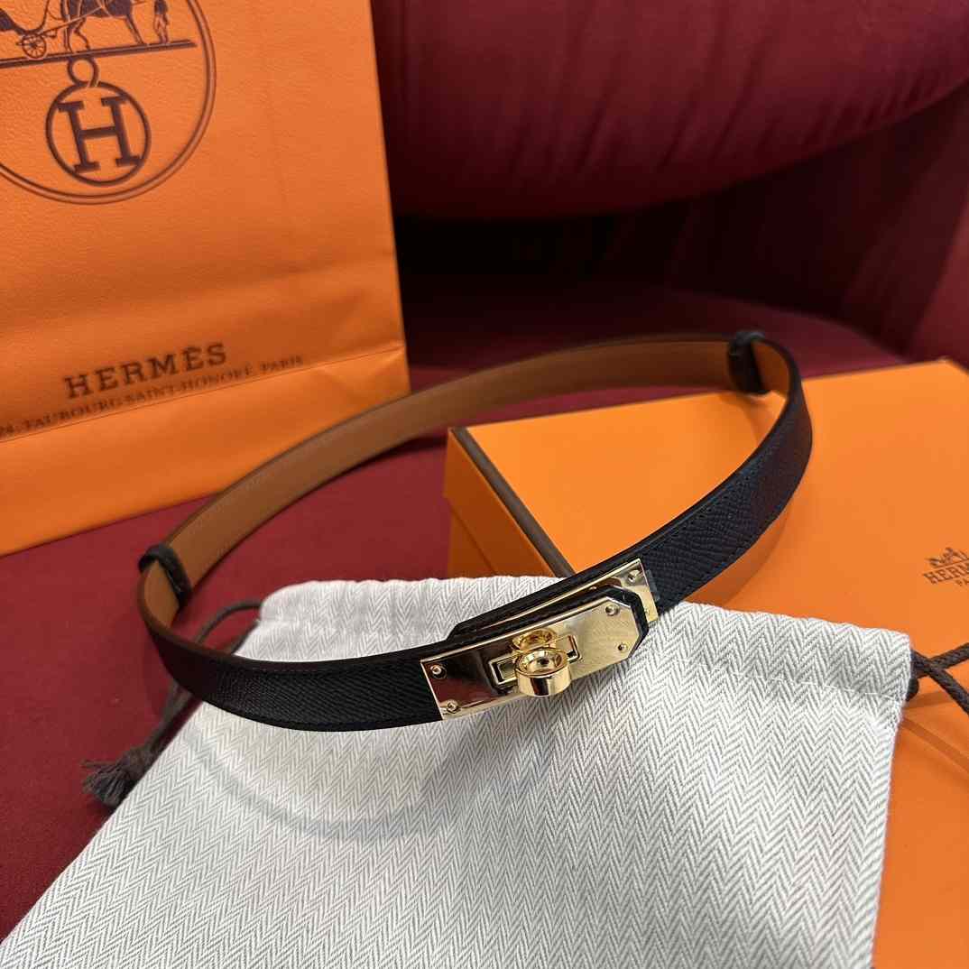 Hermes Authenticated Kelly Belt Leather - DesignerGu