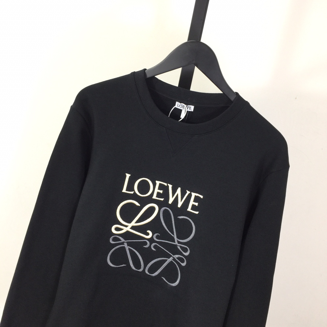 Loewe Anagram Regular Fit Sweatshirt In Cotton - DesignerGu