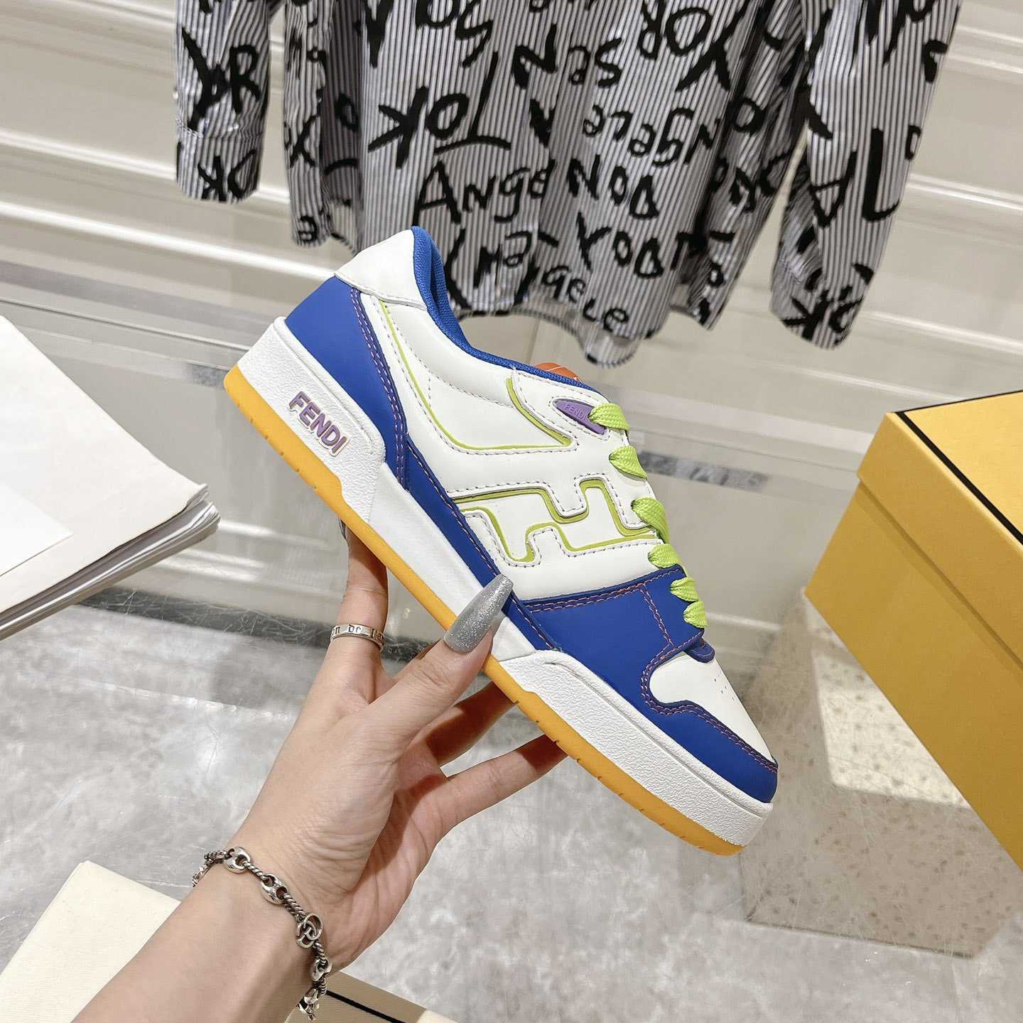 Fendi Match Sneakers - DesignerGu