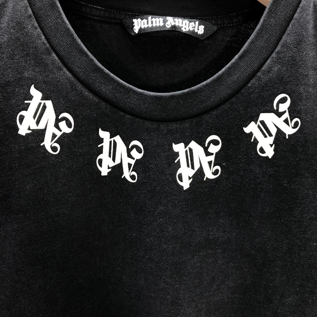 Palm Angels Statement Monogram T-Shirt  - DesignerGu