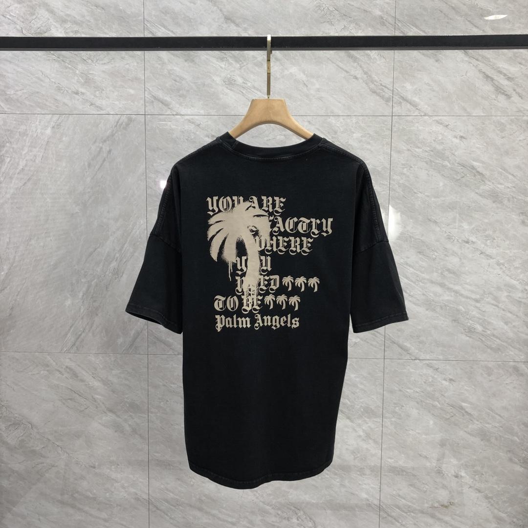 Palm Angels Statement Monogram T-Shirt  - DesignerGu