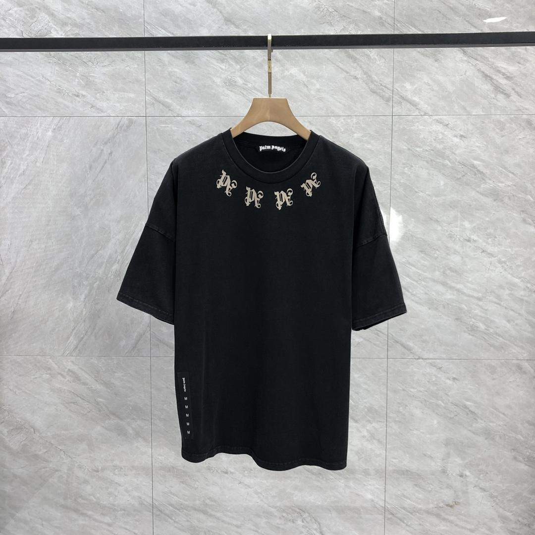 Palm Angels Statement Monogram T-Shirt  - DesignerGu