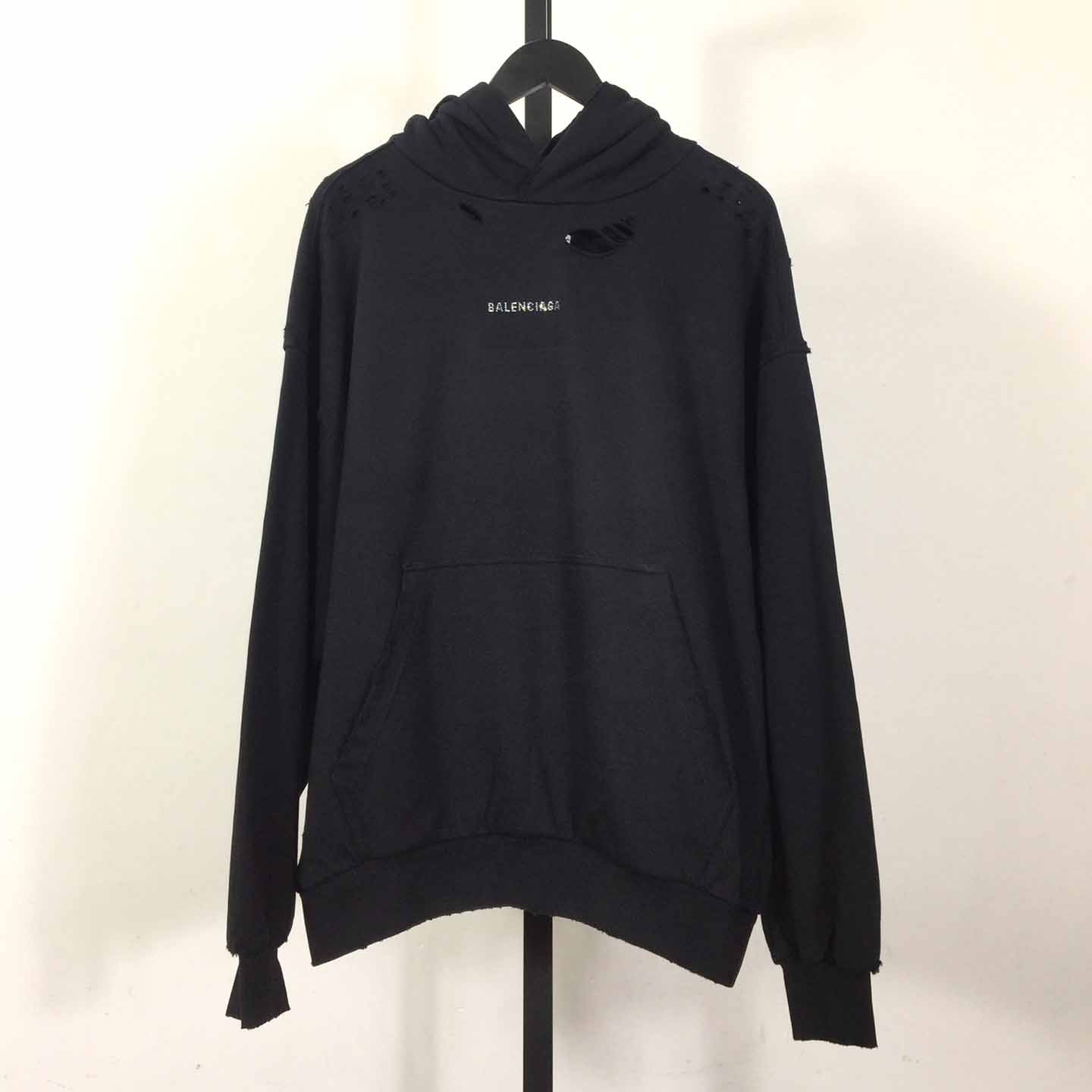 Balenciaga Logo Hoodie  - DesignerGu