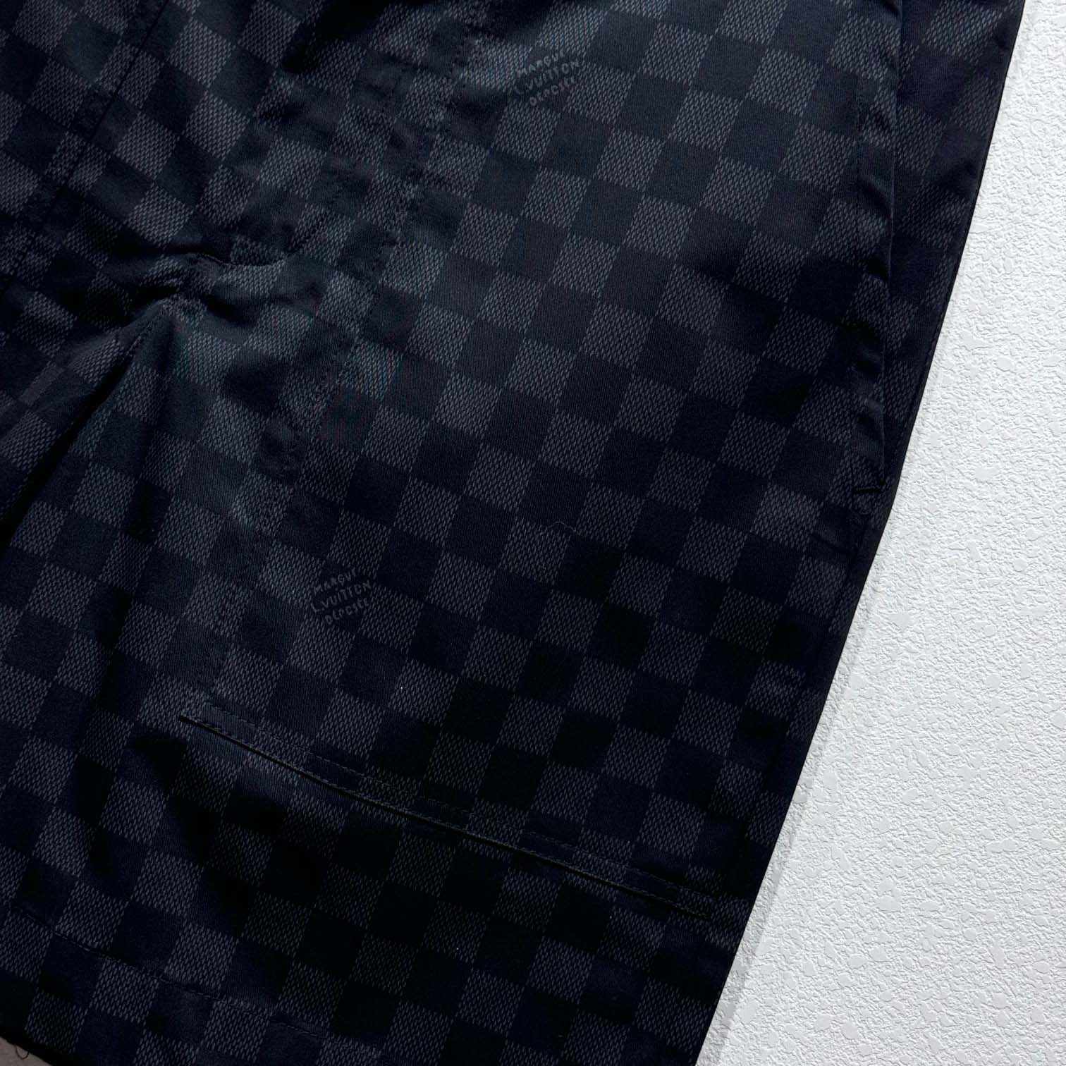 Louis Vuitton Damier Cotton Casual Shorts   1AFVSY - DesignerGu