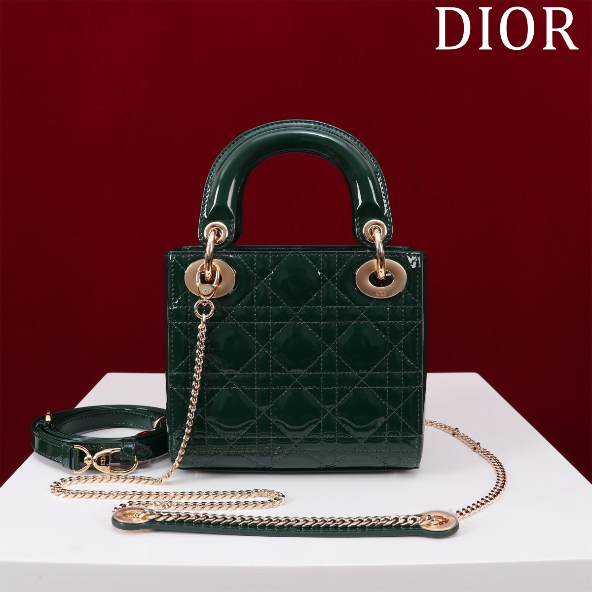 Dior  Lady Dior Bag   17*15*7cm - DesignerGu