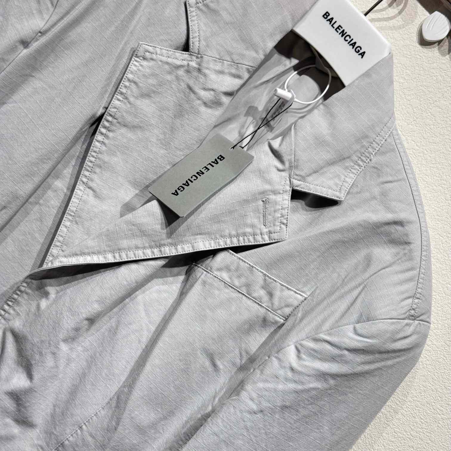 Balenciaga Oversized Cotton Blazer - DesignerGu