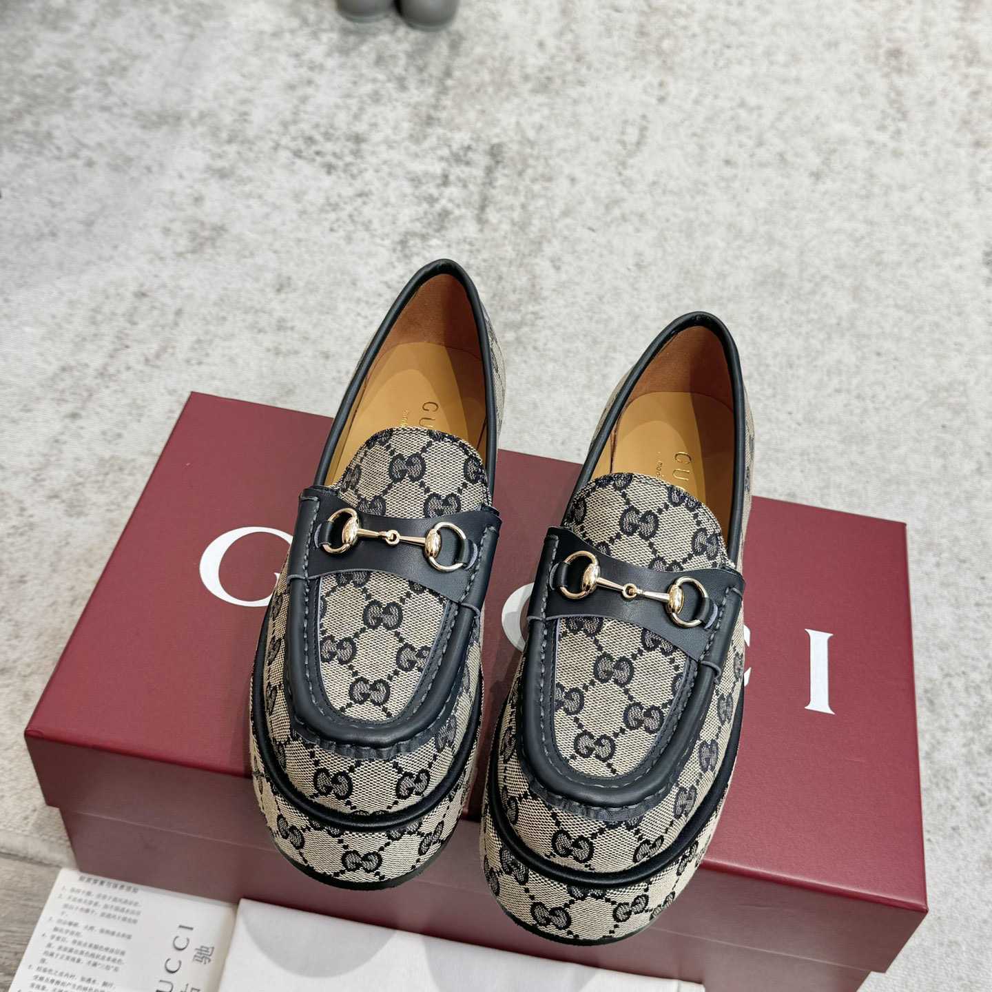 Gucci Women's Horsebit Wedge Loafer - DesignerGu