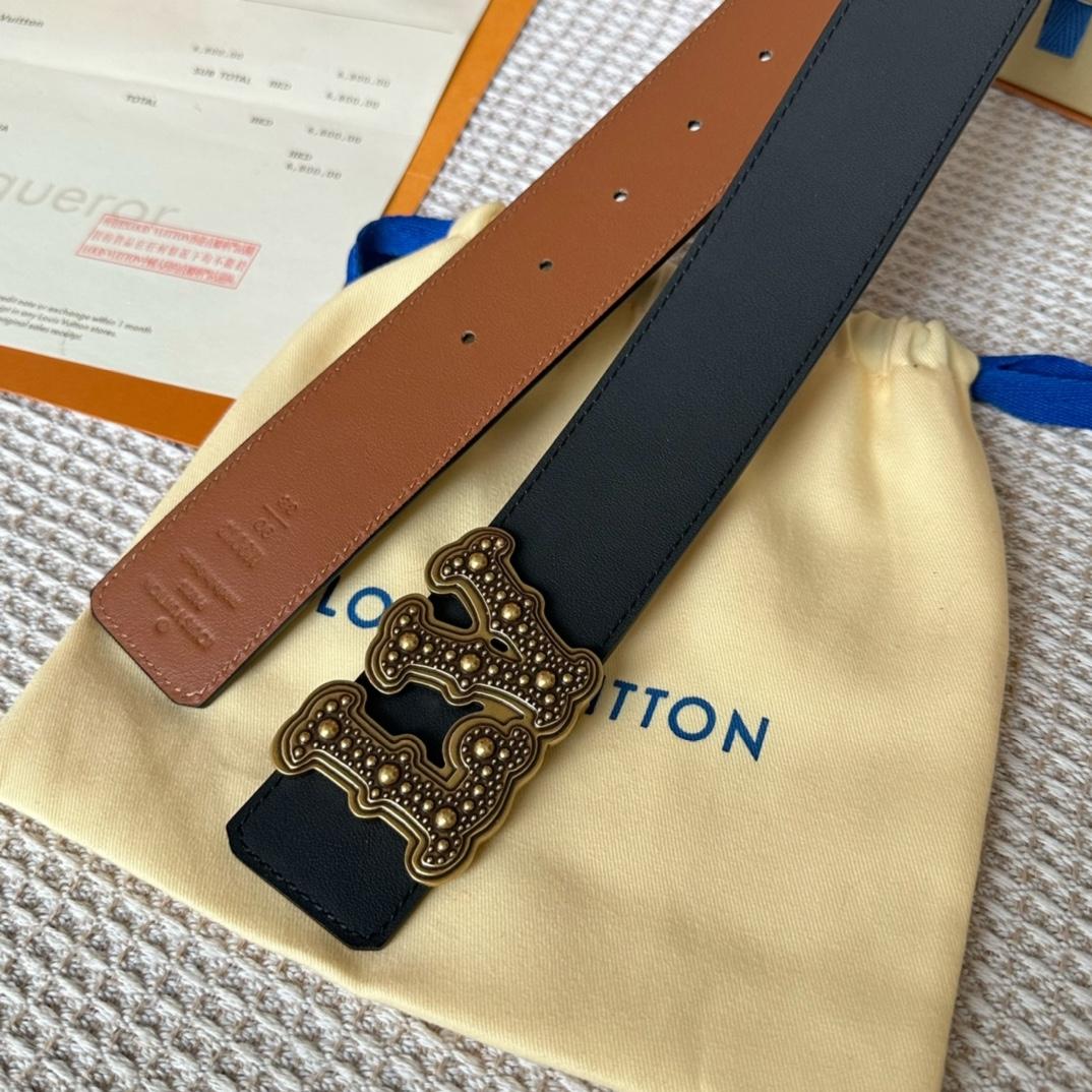 Louis Vuitto Reversible Belt - DesignerGu