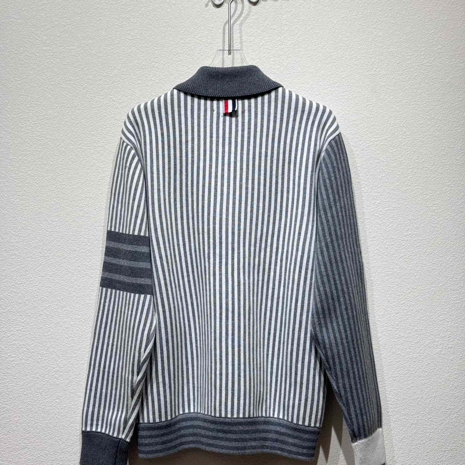 Thom Browne Fun-Mix Striped Cardigan - DesignerGu