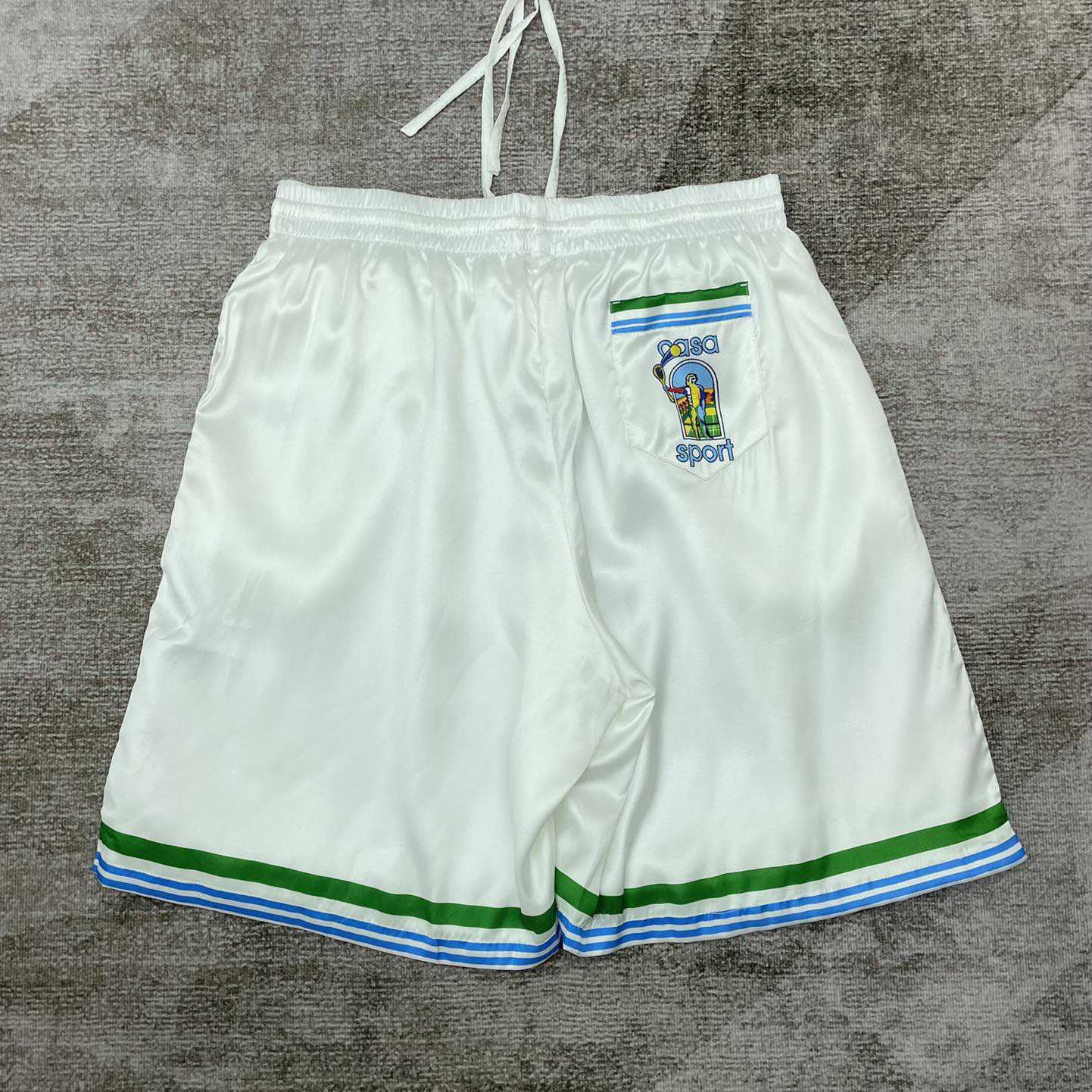 Casablanca Le Jeu Silk Shorts  CA3477 - DesignerGu