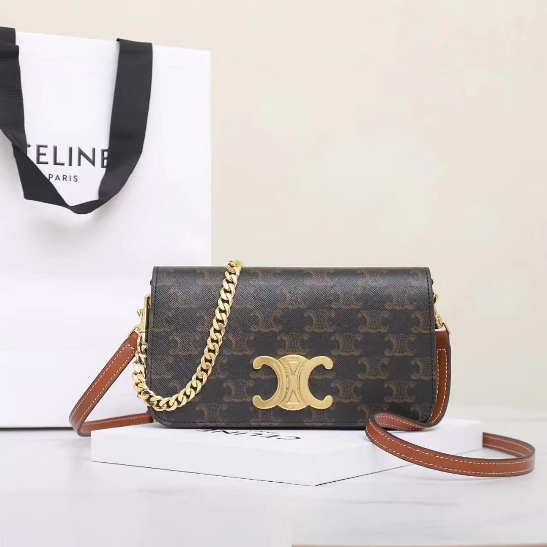 Celine Multipochette In Triomphe Canvas And Calfskin - DesignerGu