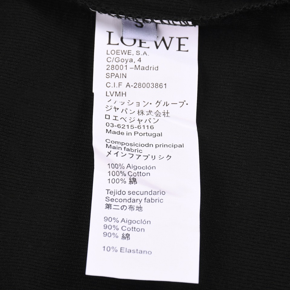 Loewe Loose fit Long Sleeve T-shirt In Cotton - DesignerGu