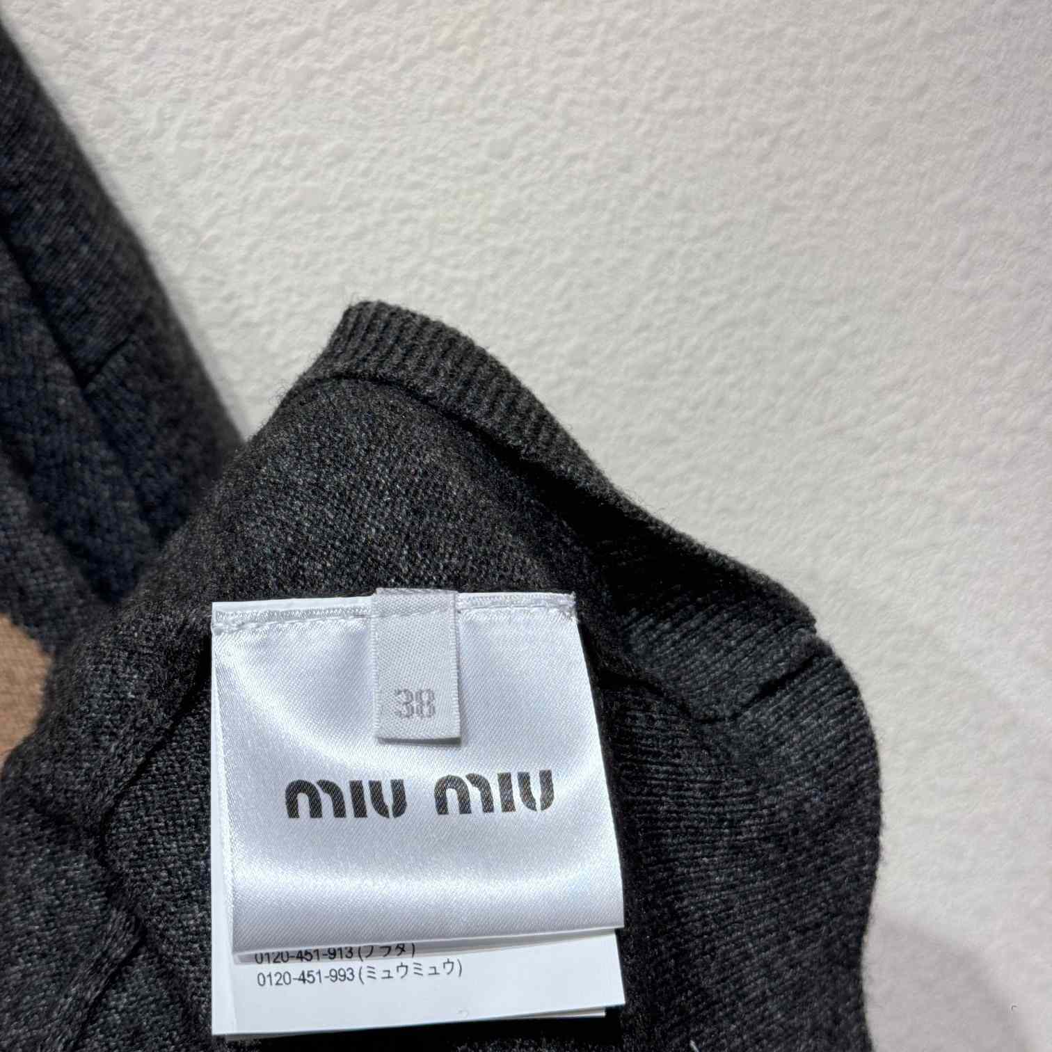 Miu Miu Cashmere Knit Polo Shirt - DesignerGu