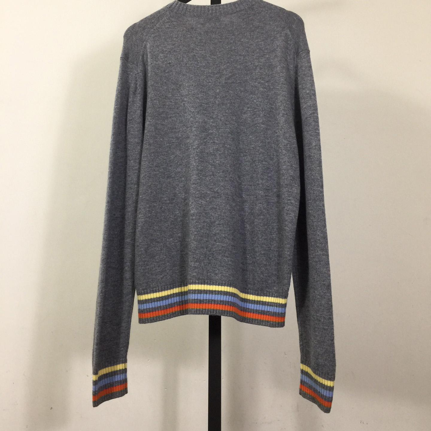 Dior Wool and Cashmere Intarsia Sweater - DesignerGu