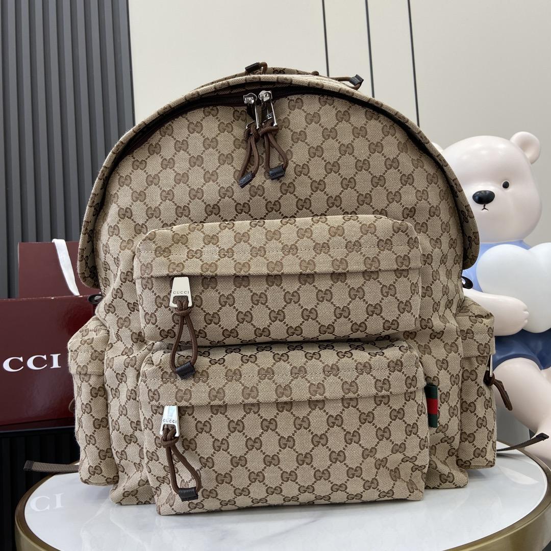 Gucci Large Backpack With Gucci Logo - DesignerGu