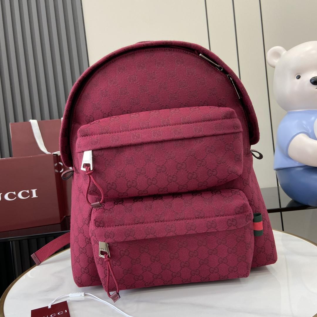 Gucci Medium Backpack With Gucci Logo - DesignerGu