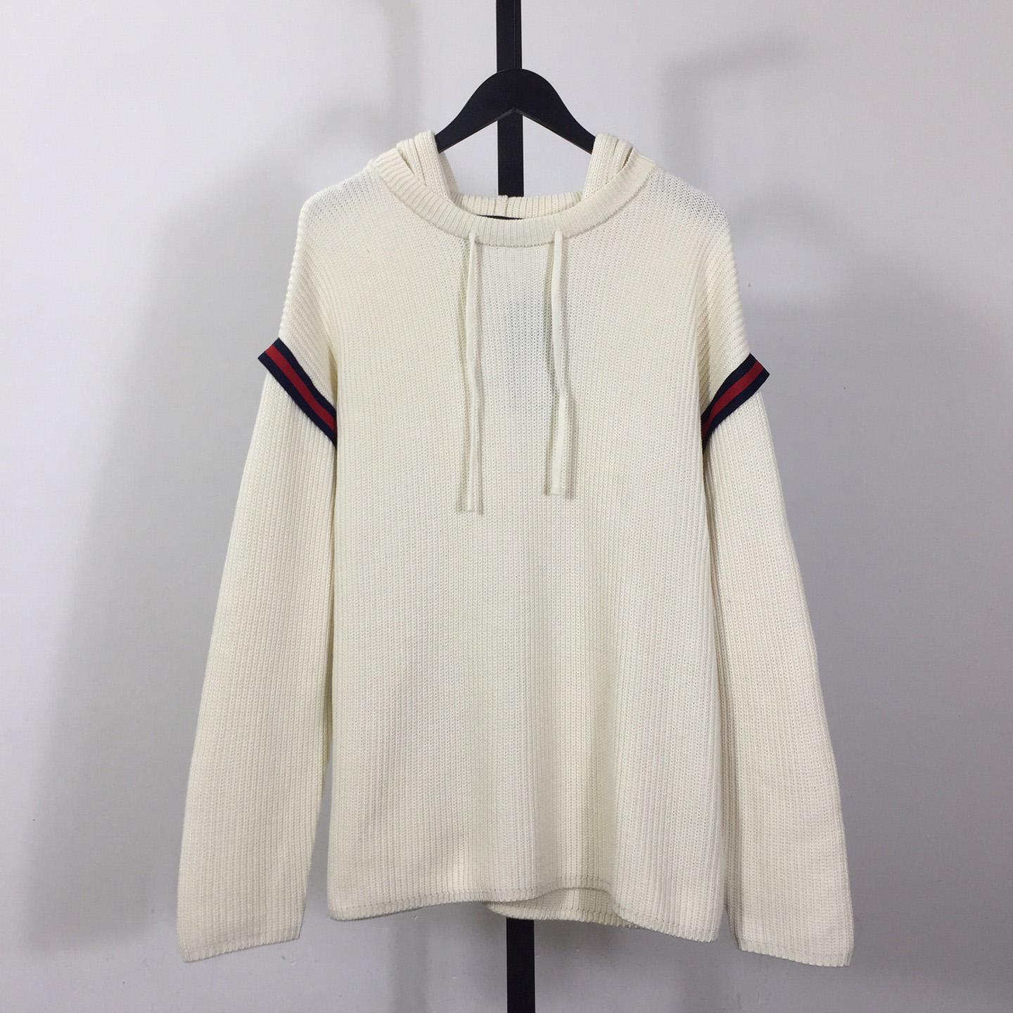 Gucci Knit Wool Hooded Sweater - DesignerGu