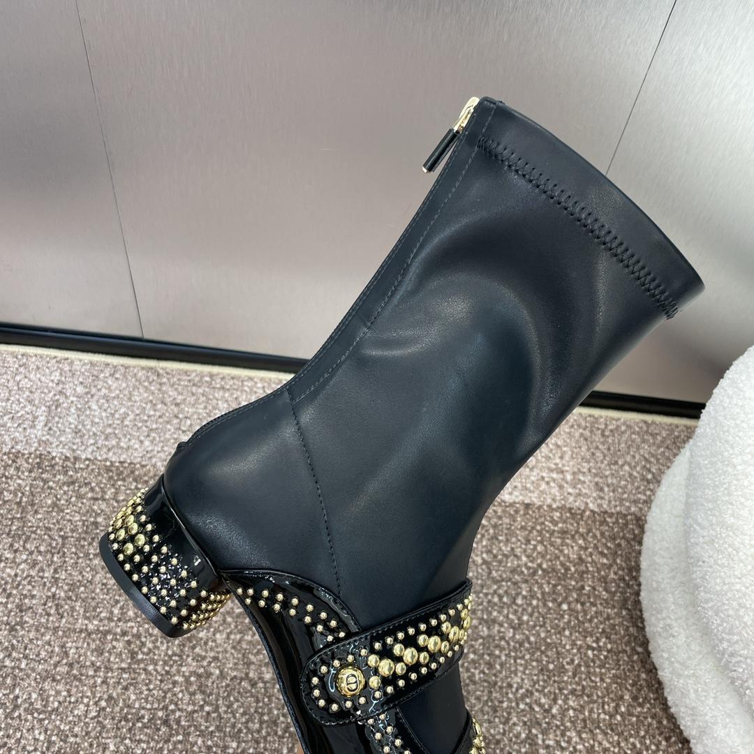 Dior Belle-D Heeled Ankle Boot - DesignerGu