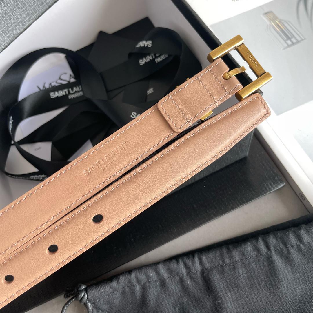 Saint Laurent Leather Belt    20mm - DesignerGu