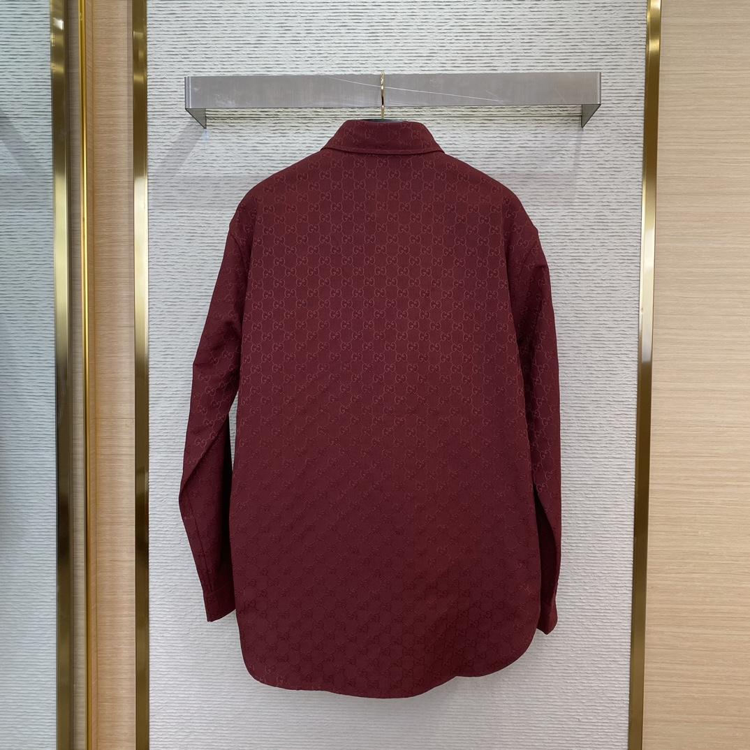 Gucci GG Canvas Shirt - DesignerGu