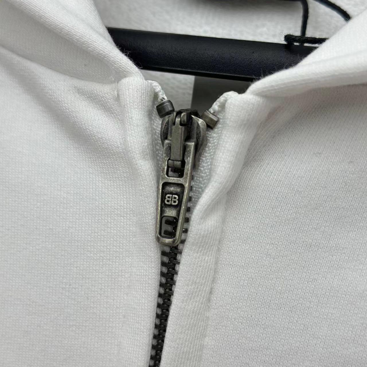 Balenciaga Soccer Zip-up Hoodie - DesignerGu