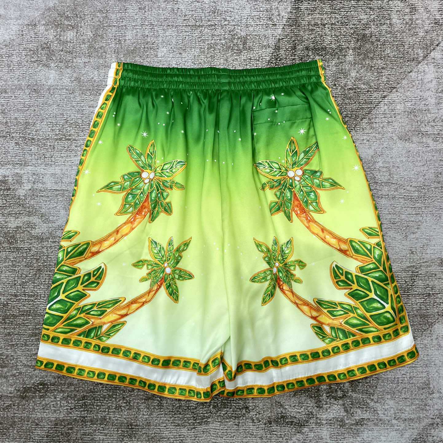 Casablanca Joyaux D'Afrique Satin Shorts   CA3509 - DesignerGu