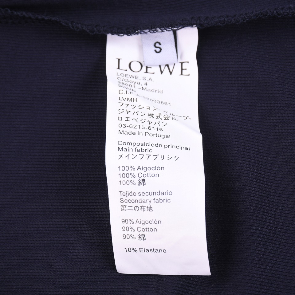 Loewe Loose fit Long Sleeve T-shirt In Cotton - DesignerGu