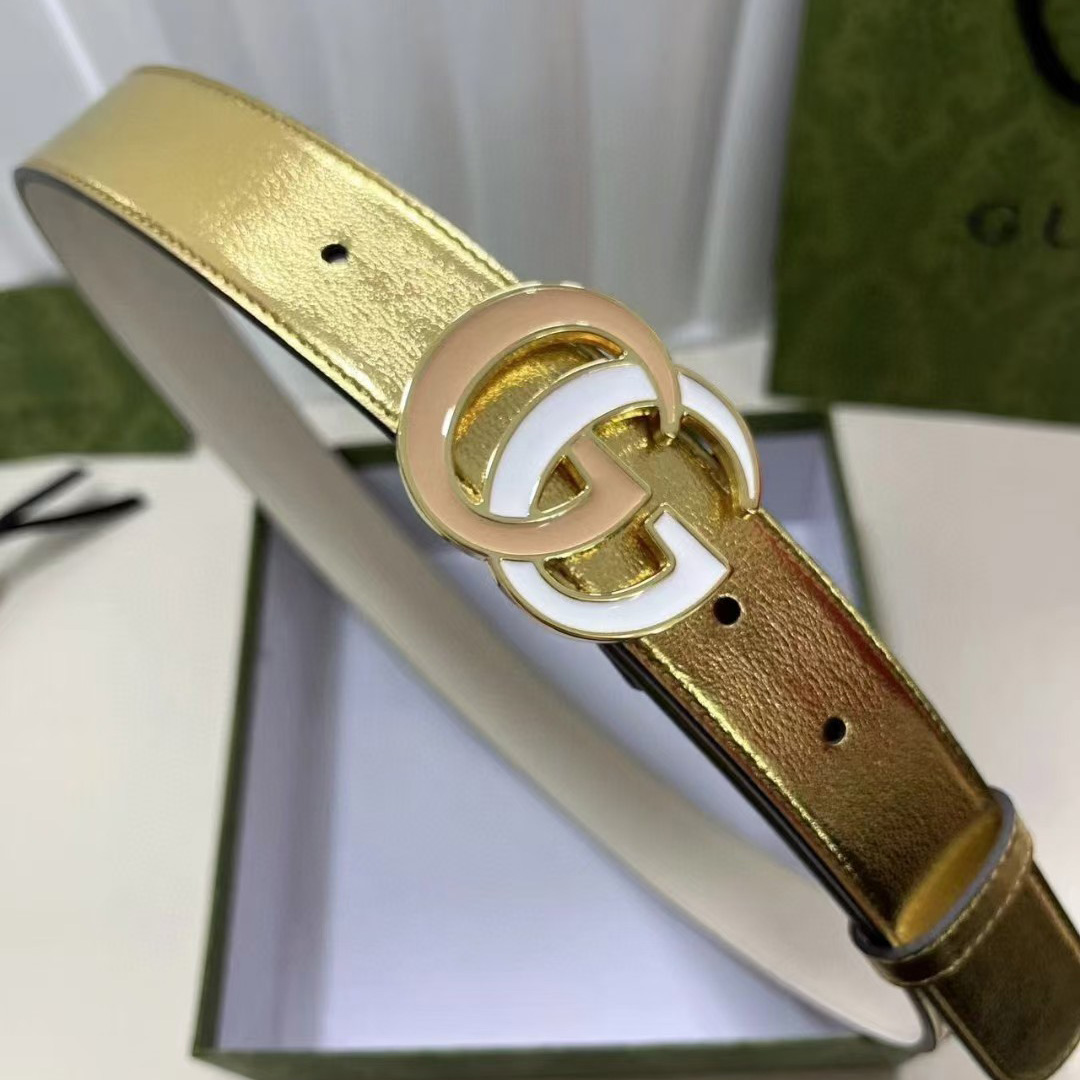 Gucci Leather Belt  - DesignerGu