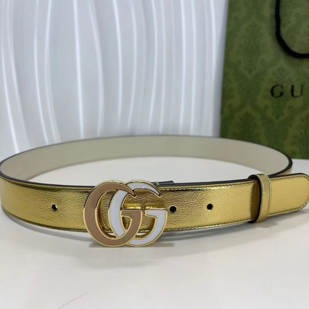 Gucci Leather Belt  - DesignerGu