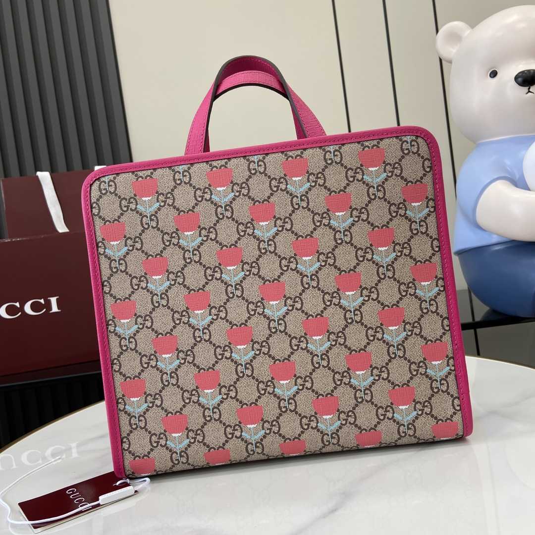 Gucci Children's Flower print Tote Bag - DesignerGu