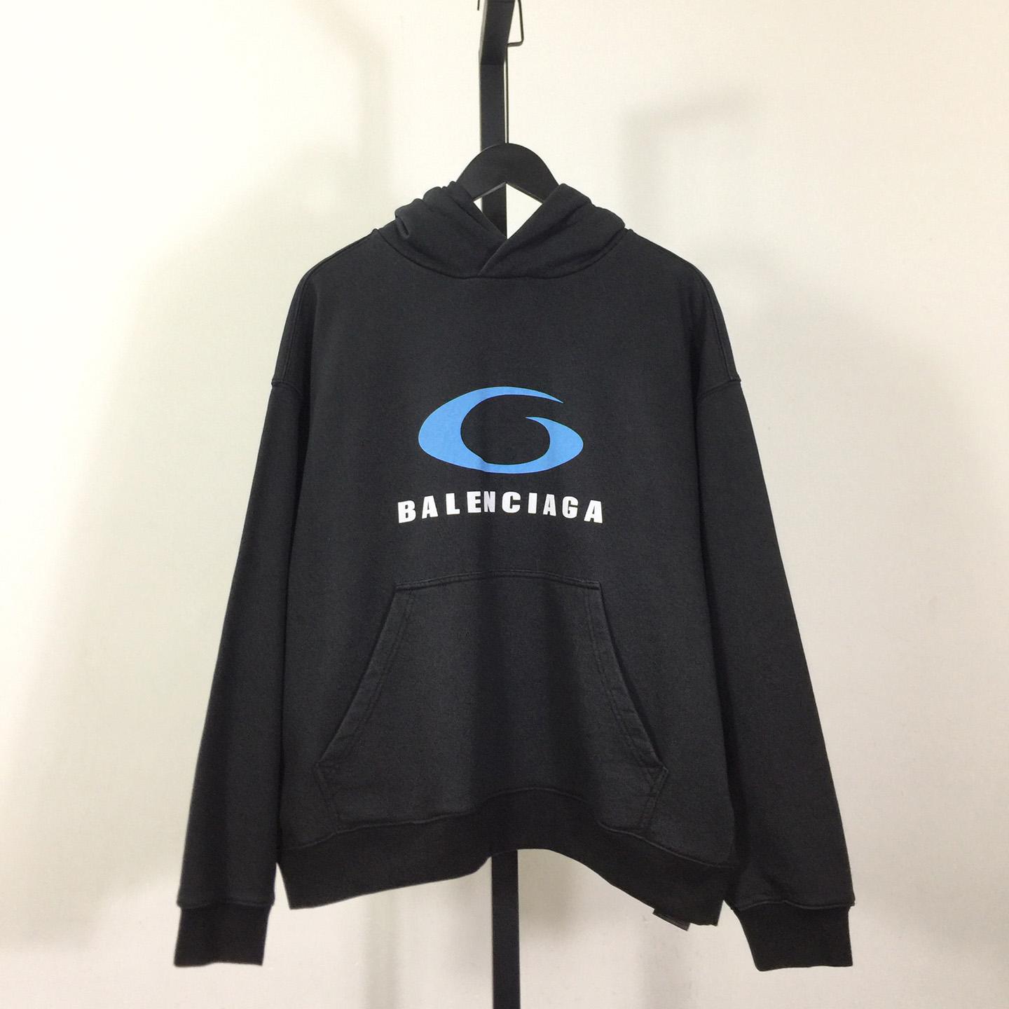 Balenciaga Loop Sports Icon Hoodie Medium Fit - DesignerGu