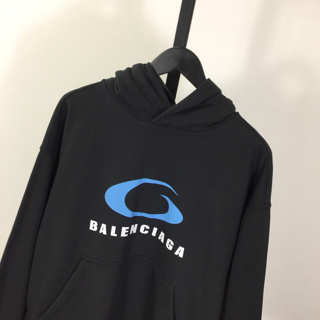 Balenciaga Loop Sports Icon Hoodie Medium Fit - DesignerGu