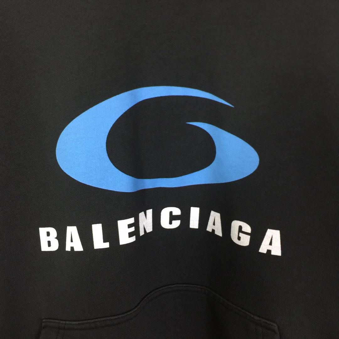 Balenciaga Loop Sports Icon Hoodie Medium Fit - DesignerGu